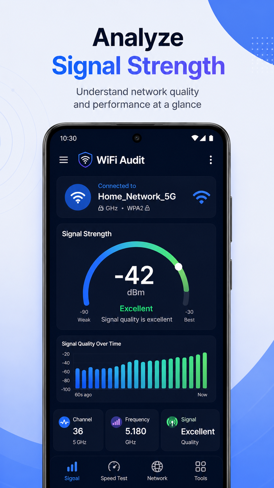 WiFi Audit published app preview